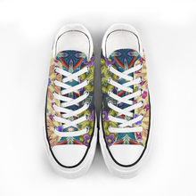 Load image into Gallery viewer, Byzantium Garden : All Star style Unisex Low top Canvas Shoes - Free standard shipping
