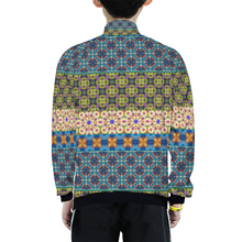 Load image into Gallery viewer, Byzantium Garden : Kids&#39; Japanese Terry Baseball Jacket - Free standard shipping
