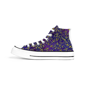 Nightfall Celebration : All Star style Unisex Boots (High Top) Canvas Shoes - Free standard shipping