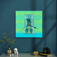 Load image into Gallery viewer, Engraving Window 2 : Wooden Wall Clock -  3 different sizes: 11&quot;/12&quot;/15&quot; Square Non-ticking Scaleless - Free standard
