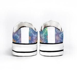 Magic Stardust : All Star style Unisex Low top Canvas Shoes - Free standard shipping