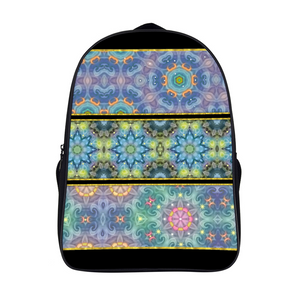 Magic Stardust : Pattern 2 - Backpack lightweight - 11" x 15.7" x 6.3" - Free standard shipping