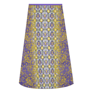 Prosperity Angel : A-line Midi Skirt - Polyester stretch fabric - Free standard shipping