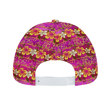 Load image into Gallery viewer, Golden Daisies Magenta pattern : Baseball Hat Adjustable - Free standard shipping
