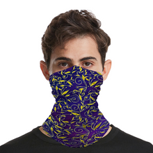 Load image into Gallery viewer, Nightfall Celebration : Bandana -Face cover,  Multi-Function Headband for Adults - 50cm x 25cm / 19.6&#39;&#39; x 9.8&#39;&#39; - Free standard shipping
