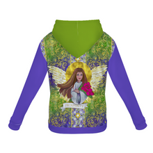 Load image into Gallery viewer, Prosperity Angel: Sweater hoodie with pocket allover print  - Small Up to 7XL - Free standard shipping
