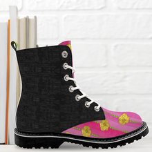 Load image into Gallery viewer, Black Boots, PU leather upper + Rubber sole - Free standard shipping
