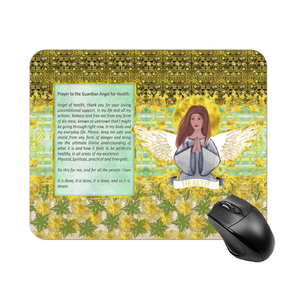 Health Angel : Square Mouse Pad , Non-Slip Base for Computer 7.9"X9.8" - 25cm x 20cm -  Free standard shipping