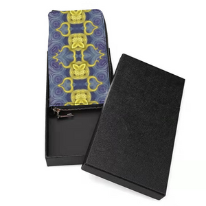 Magic Lotus: Money purse - 7.9'' x 4.1'' x 1''- Credit Card Holders - Zipper Wristlet - Free standard shipping