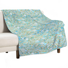 Load image into Gallery viewer, Angelic Feathers : Thin Flannel Blanket - single sided print – 4 Sizes 60’’x80, 60’’x50, 40’’x50, 40’’x30  - Free standard shipping
