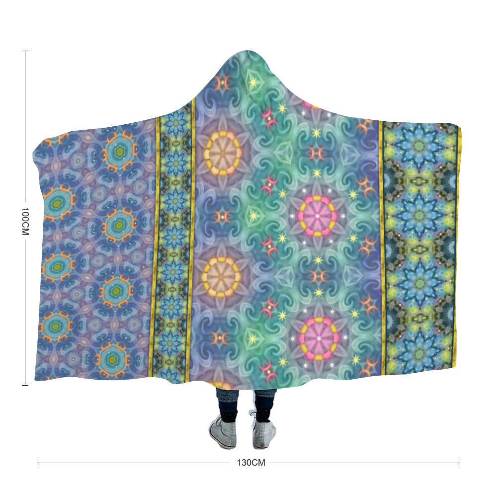 Magic Stardust Pattern 2 : Cloak  Hooded Blanket,  Polar Fleece-  3 Sizes: 40