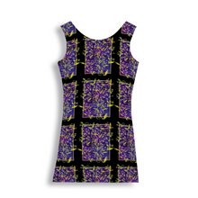 Load image into Gallery viewer, Nightfall Celebration pattern 3 : Tank Mini stretchy Dress - Polyester - Free standard shipping
