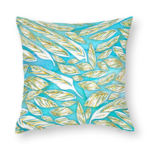 Load image into Gallery viewer, Angelic Feathers : Square Cotton pillow case - Double side printing - Multi sizes - Free standard shipping
