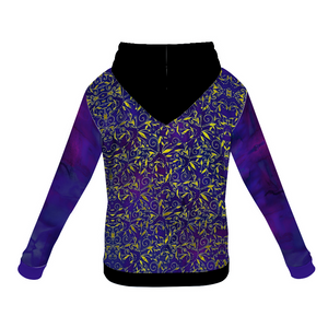 Nightfall Celebration : Sweater hoodie with pocket allover print  - Small Up to 7XL - Free standard shipping