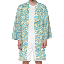 Load image into Gallery viewer, Angelic Feathers : Unisex Haori Kimono - idoors and outdoors fashionable jacket – Small up to 8XL - Free standard shipping
