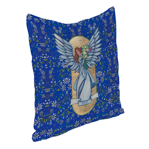 Beauty Angel : Square Canvas pillow case - Double side printing - 2 sizes - Free standard shipping