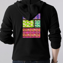 Load image into Gallery viewer, Golden Daisies : Unisex Zippered Hoodie Cotton (50%)- Black or White -  Gildan 88600 - XS to 2XL
