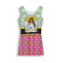 Load image into Gallery viewer, Good Fortune Angel: Tank Mini stretchy Dress - Polyester - Free standard shipping
