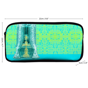 Engraving Window : Pencil Case - 22cm x 12cm x 5cm - 8.7" x 4.7" x 2"- holds up to 60 pencils - Free standard shipping