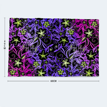 Load image into Gallery viewer, Glowing Flowers : Small towel for face and hands - 16&#39;&#39; x 24&#39;&#39; - 40cm x 60cm - Free standard shipping
