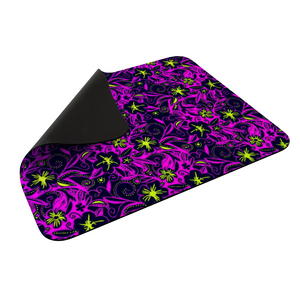 Glowing Flowers Lolitta punk pattern : Square Mouse Pad , Non-Slip Base for Computer 7.9"X9.8" - 25cm x 20cm -  Free standard shipping