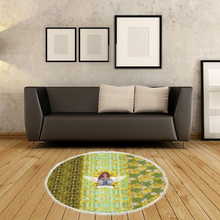 Load image into Gallery viewer, Health Angel : Round picnic or beach  Mat - 150cm x 150cm - 59&#39;&#39; x 59&#39;&#39; -  Free standard shipping
