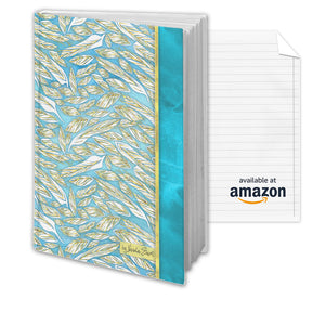 Angelic Feathers : Notebook 100p Crème lined pages – hardcover or paperback - Available on Amazon