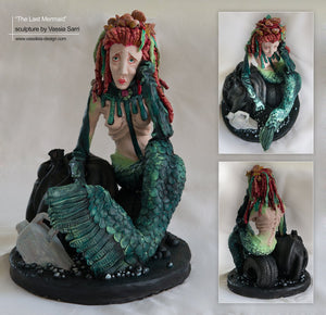 Vassia Sarri Creations, sculpture, last mermaid