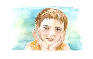Watercolor Hand Illustration copy from Photograph / Portraits, Pets, Landscapes