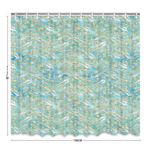 Angelic feathers : Bath Shower Curtain – 12 different sizes – Free standard shipping
