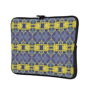 Magic Lotus : Briefcase sleeve - multi sizes - available for 10" / 12" / 13" / 15" / 17" laptops or tablets  -  Free standard shipping