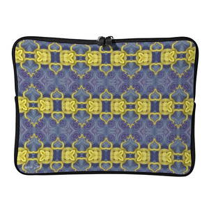 Magic Lotus : Briefcase sleeve - multi sizes - available for 10" / 12" / 13" / 15" / 17" laptops or tablets  -  Free standard shipping