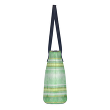 Load image into Gallery viewer, Health Angel - Green lines pattern : Trendy Handbag - 29cm x 34cm x 14cm (11.4&quot; x 13.4&quot; x 5.5&quot;) - Artificial Leather - Free standard shipping
