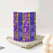 Load image into Gallery viewer, Golden Daisies Purple pattern : Classic mug - 11oz: 3.8” h x 3.2” diameter -  Free standard shipping
