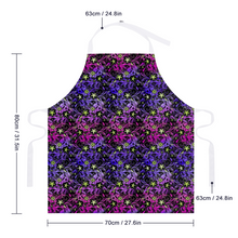 Load image into Gallery viewer, Glowing Flowers : Adult apron -  27.5&quot; x 31.5&quot; - Free standard shipping
