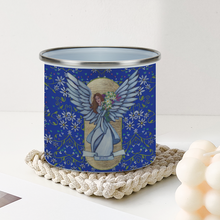 Load image into Gallery viewer, Beauty Angel : Mug Enamel Camping Style - Heat-Resistant  - 10 Oz  - Free standard shipping
