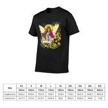 Load image into Gallery viewer, Prosperity Angel is original art by Vassia Sarri, Tshirt with positive vibes
