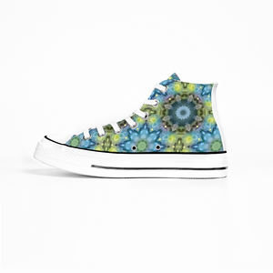 Magic Stardust : All Star style Unisex Boots (High Top) Canvas Shoes - Free standard shipping