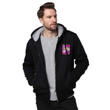 Load image into Gallery viewer, Custom Men&#39;s Thick Plush Zippered Hoodie
