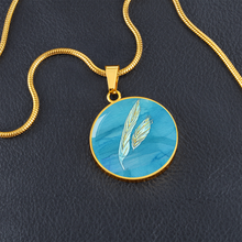 Load image into Gallery viewer, Angelic Feathers: Original art by Vassia Sarri, decorates your shoes, clothes, jewelries, stationery, bedding and linen, as well as kitchen and drinkware items, in order to bring positive vibes in your life, and reprogram your subconscious towards joyous, healthy and prosperous opportunities.
