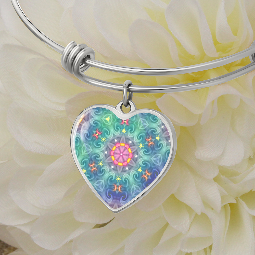 heart1-main Magic Stardust : Heart charm Bracelet, Gold or Silver Plated  - In luxury packaging - Free standard shipping