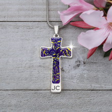 Load image into Gallery viewer, Nightfall Celebration : Jewelry Cross Gold or Silver Plated Cross with chain necklace- In luxury packaging - Free standard shipping
