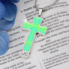 Load image into Gallery viewer, cross-Engraving Window Engraving Window : Jewelry Cross Gold or Silver Plated Cross with chain necklace- In luxury packaging - Free standard shipping
