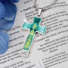 Load image into Gallery viewer, cross-Engraving Window2 Engraving Window : Jewelry Cross Gold or Silver Plated Cross with chain necklace- In luxury packaging - Free standard shipping
