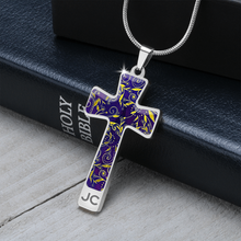 Load image into Gallery viewer, Nightfall Celebration : Jewelry Cross Gold or Silver Plated Cross with chain necklace- In luxury packaging - Free standard shipping
