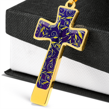 Load image into Gallery viewer, Nightfall Celebration : Jewelry Cross Gold or Silver Plated Cross with chain necklace- In luxury packaging - Free standard shipping
