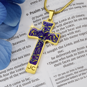 Nightfall Celebration : Jewelry Cross Gold or Silver Plated Cross with chain necklace- In luxury packaging - Free standard shipping