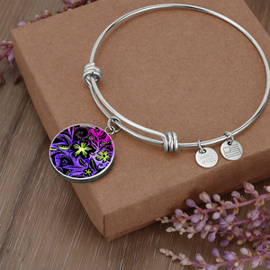 Glowing Flowers: Original art by Vassia Sarri, decorates your shoes, clothes, jewelries, stationery, bedding and linen, as well as kitchen and drinkware items, in order to bring positive vibes in your life, and reprogram your subconscious towards joyous, healthy and prosperous opportunities.