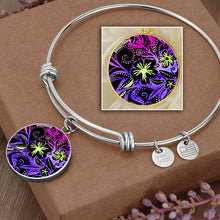 Load image into Gallery viewer, Glowing Flowers: Original art by Vassia Sarri, decorates your shoes, clothes, jewelries, stationery, bedding and linen, as well as kitchen and drinkware items, in order to bring positive vibes in your life, and reprogram your subconscious towards joyous, healthy and prosperous opportunities.
