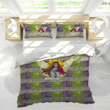 Load image into Gallery viewer, Prosperity Angel : 3 piece set bedding covers - Single  to extra large double size (choose among 8 sizes)  2x Pillowcases &amp; 1x Quilt Cover – Free standard shipping
